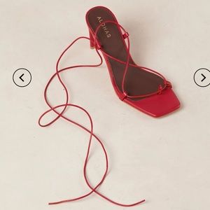 Alohas red leather strappy sandals (Bellini)